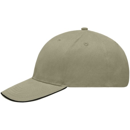 MB6541 Light Brushed Sandwich Cap