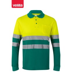305515 Hv Ls Two-Tone Polo