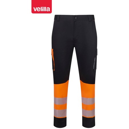 303032S Two-Tone spodnie stretch z materiałów z recyklingu